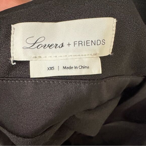 Lover + Friends Theseus Gown Size XXS Black - Picture 3 of 5